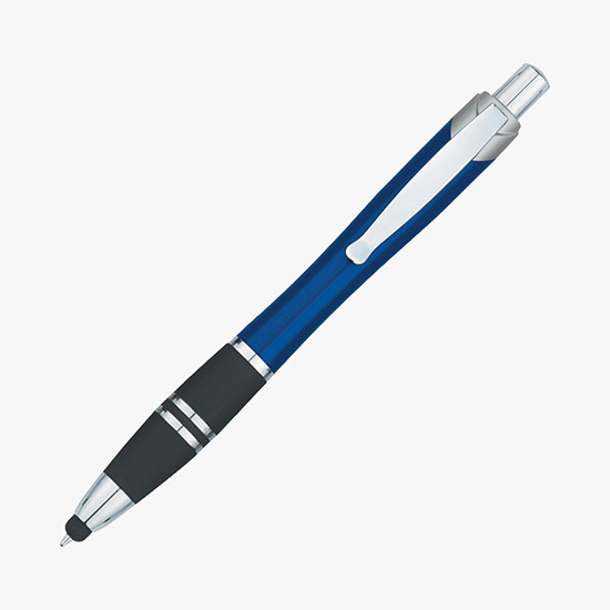 Tri-Band Ballpoint Pen With Stylus