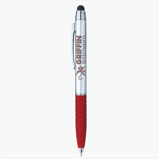 Silver Cool Grip Stylus Pen