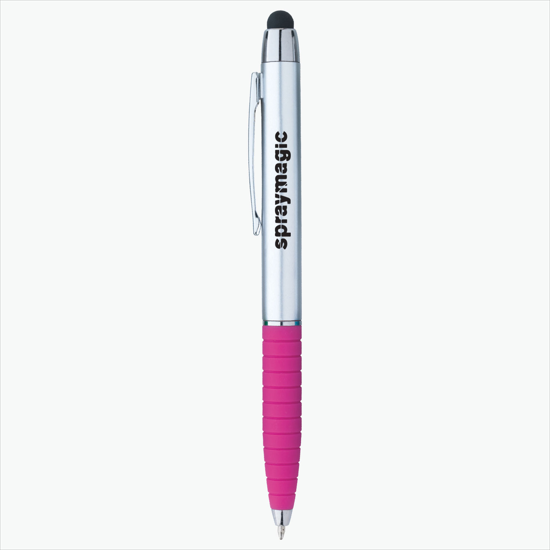 Silver Cool Grip Stylus Pen