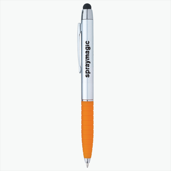 Silver Cool Grip Stylus Pen