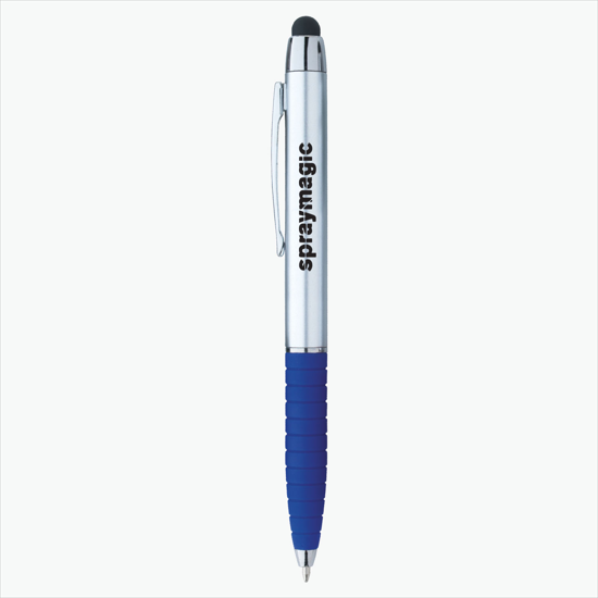 Silver Cool Grip Stylus Pen
