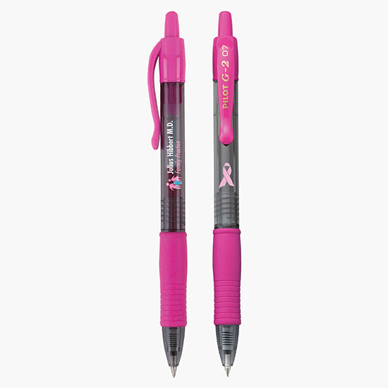 Pilot® G2® Fine (.7mm) Breast Cancer Awareness Gel Pen - Full Color
