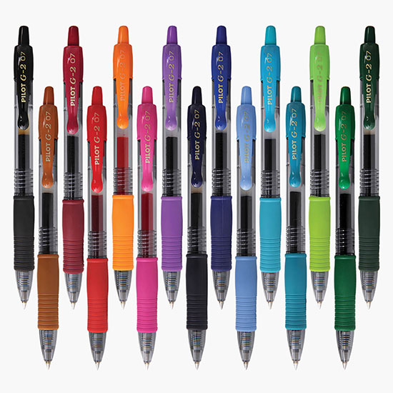 Pilot® G2® Fine (.7mm) Gel Pen - Full Color