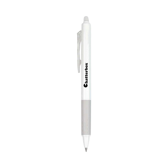 Pilot® FriXion® Clicker Erasable Pen - White Barrel