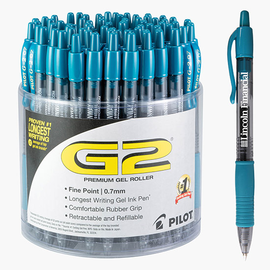Pilot® G2® Fine (.7mm) Gel Pen - 72 Count Display Tub