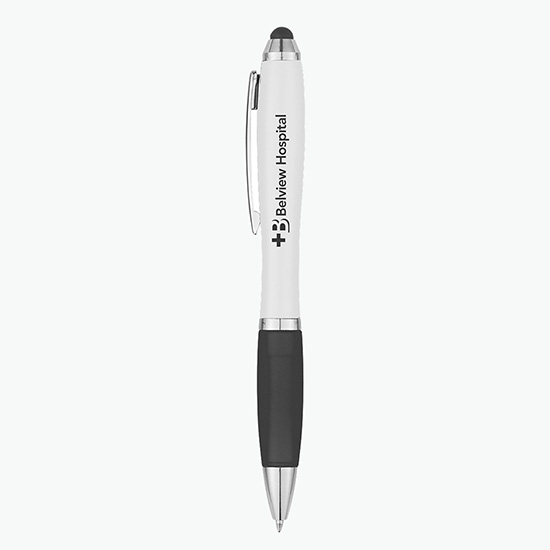 Antibacterial Stylus Pen with Rubber Grip