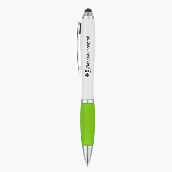Antibacterial Stylus Pen with Rubber Grip