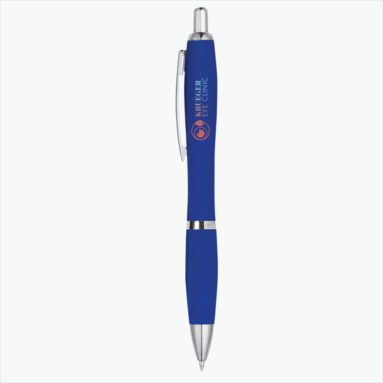 Antibacterial Soft Touch Satin Pen - Full Color