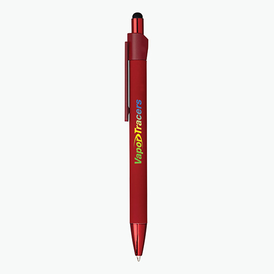 Cache Soft Touch Metal Pen - Full Color