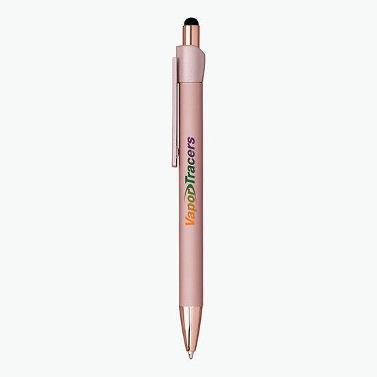Cache Soft Touch Metal Pen - Full Color