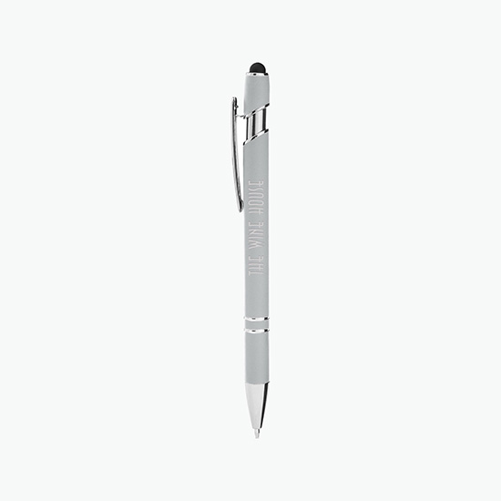 CORE 365 Rubberized Aluminum Click Stylus Pen - 24-Hour Production