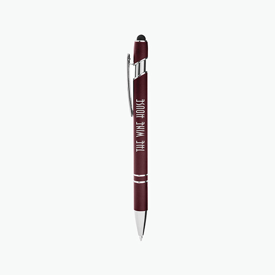 CORE 365 Rubberized Aluminum Click Stylus Pen