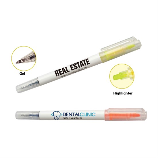 Sunray Gel Pen - Highlighter Combo Pen - Full Color