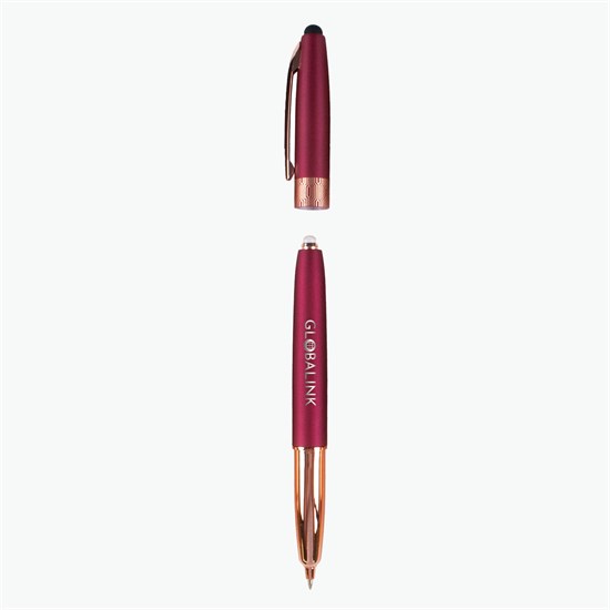 Rosa Triple Function Light-Up Stylus Pen