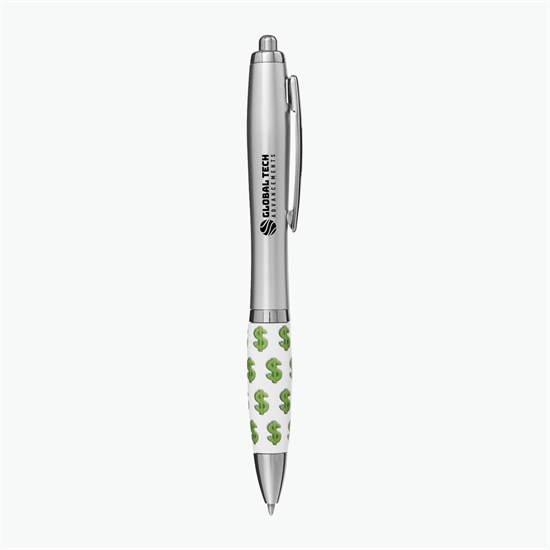 Dollar Sign Theme Grip Pen - 24-Hour Production