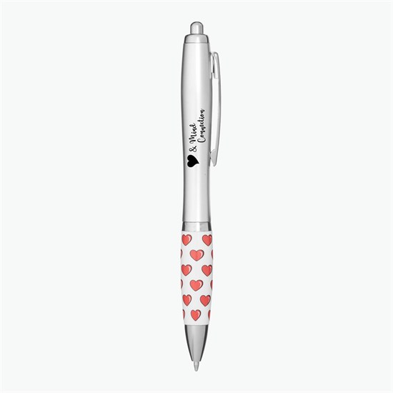 Heart Theme Grip Pen