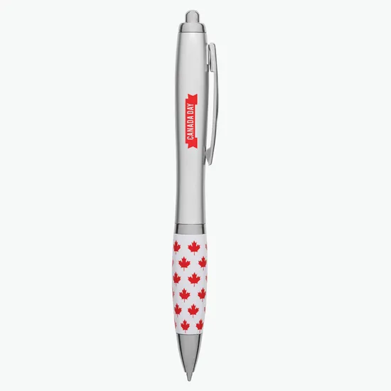 Maple Leaf Theme Grip Recycled Pen