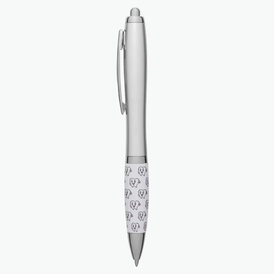 Tooth Theme Grip Recycled Pen - 24-Hour Production