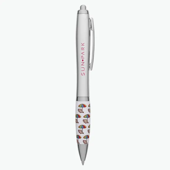 Vacation Theme Grip Recycled Pen - 24-Hour Production