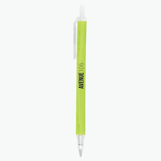 Amber Frosted Translucent Budget Pen - 24-Hour Production