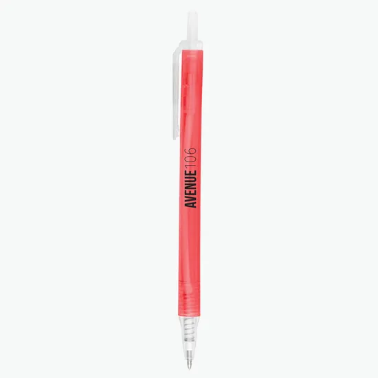 Amber Frosted Translucent Budget Pen - 24-Hour Production