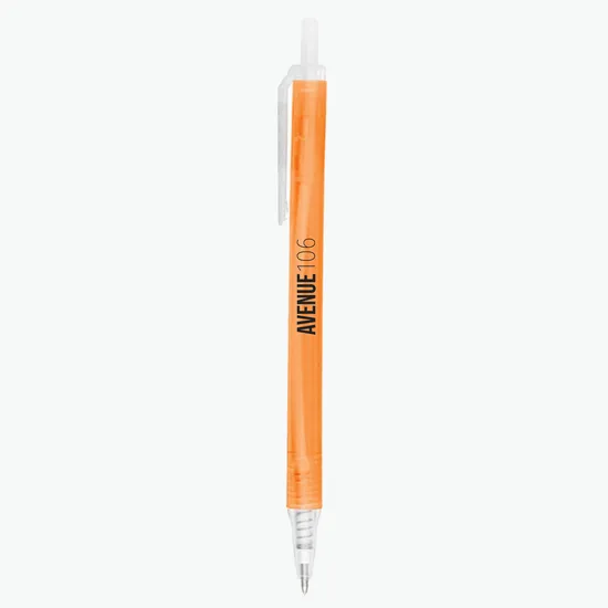 Amber Frosted Translucent Budget Pen