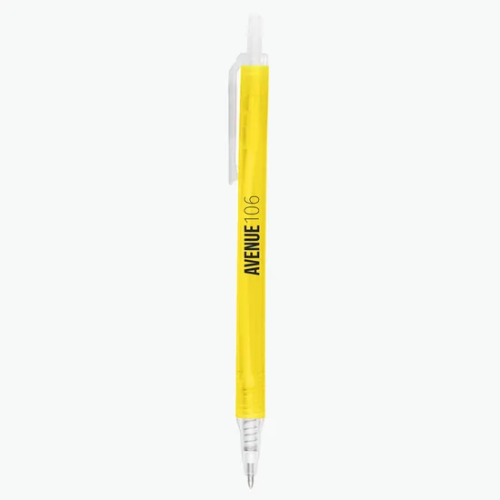 Amber Frosted Translucent Budget Pen