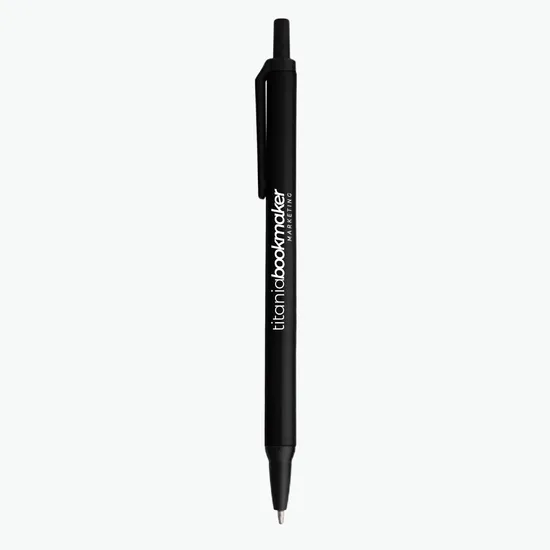 Amber Stick Click Pen - 24-Hour Production