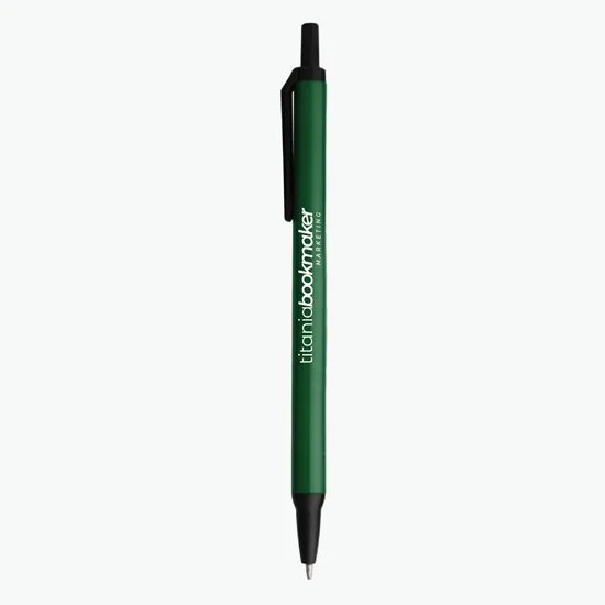 Amber Stick Click Pen - 24-Hour Production