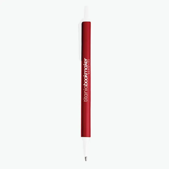 Amber Stick Click Pen - 24-Hour Production