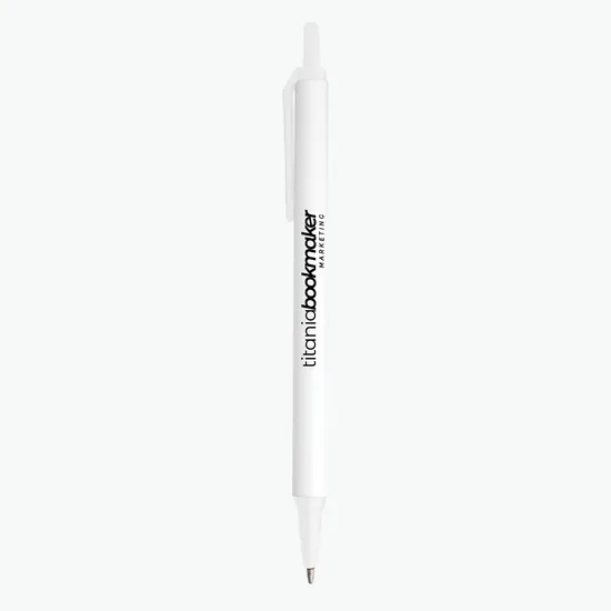 Amber Stick Click Pen - 24-Hour Production