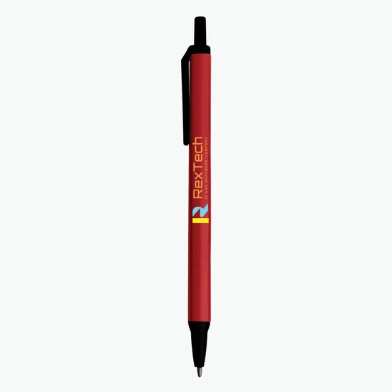 Amber Stick Click Pen - Full Color