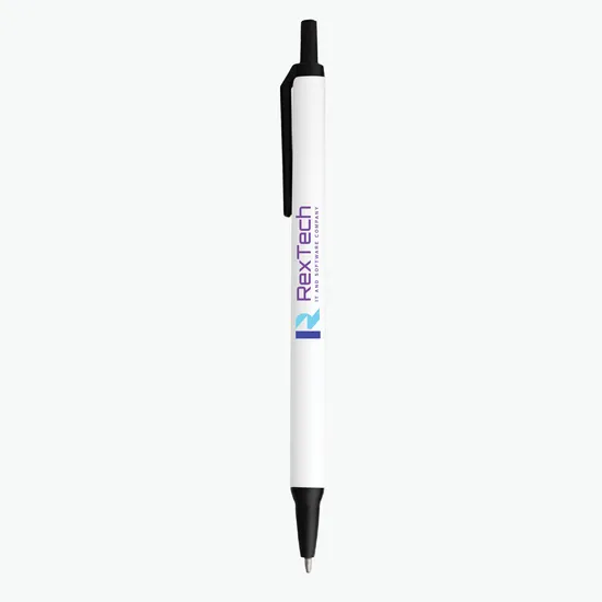 Amber Stick Click Pen - Full Color