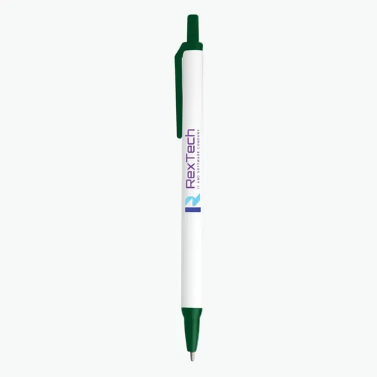 Amber Stick Click Pen - Full Color