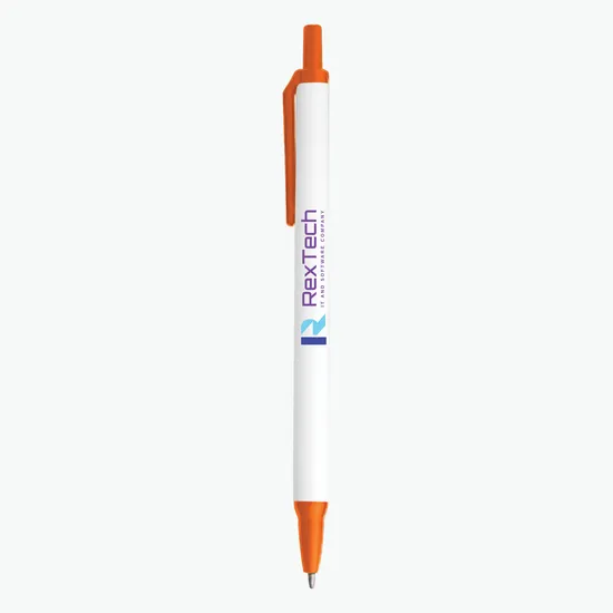 Amber Stick Click Pen - Full Color