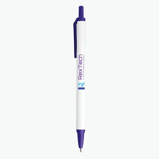 Amber Stick Click Pen - Full Color