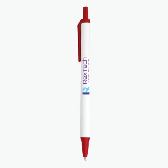 Amber Stick Click Pen - Full Color