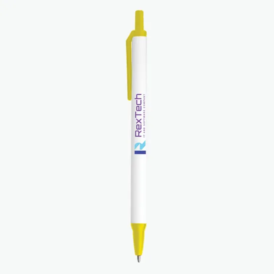 Amber Stick Click Pen - Full Color