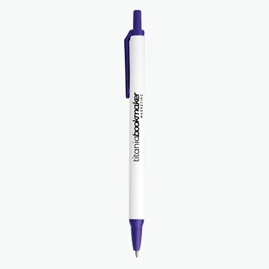Amber Stick Click Pen