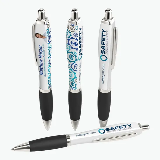 Square Full Color Soft Touch Gel Performance Pen