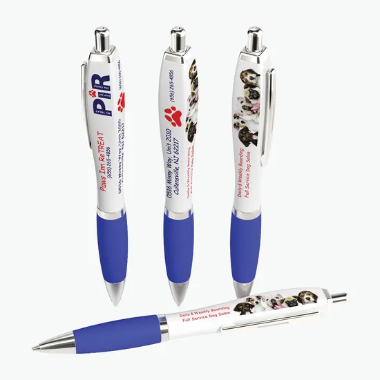 Square Full Color Soft Touch Gel Performance Pen