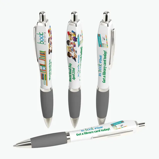 Square Full Color Soft Touch Gel Performance Pen