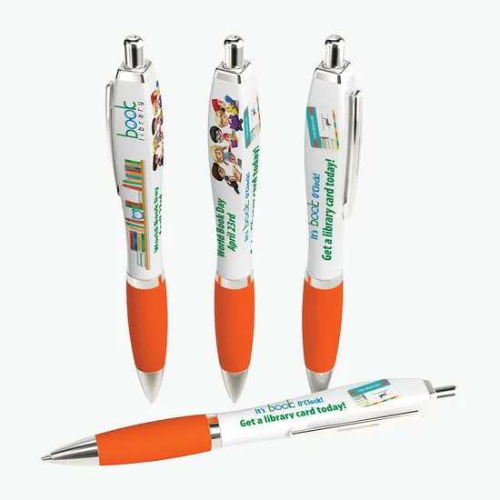 Square Full Color Soft Touch Gel Performance Pen