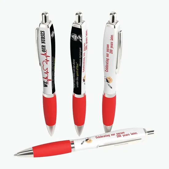 Square Full Color Soft Touch Gel Performance Pen