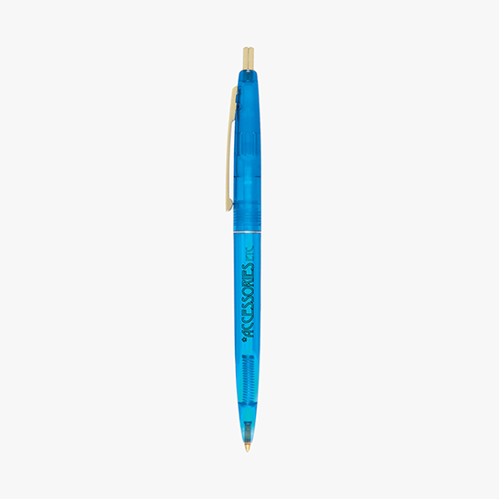 Clear Clic Gold Pen