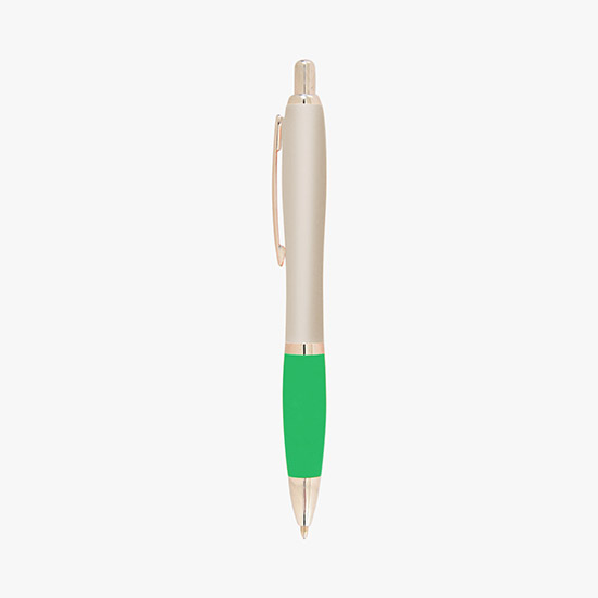 Curvy Ballpoint Pen - Metallic Barrel - 24-Hour Production