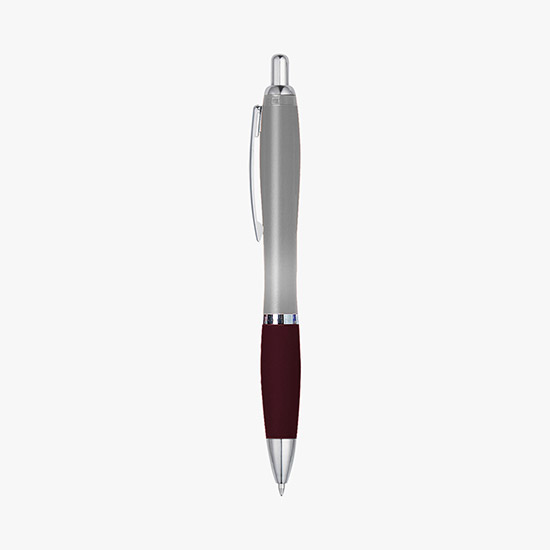 Curvy Ballpoint Pen - Metallic Barrel - 24-Hour Production