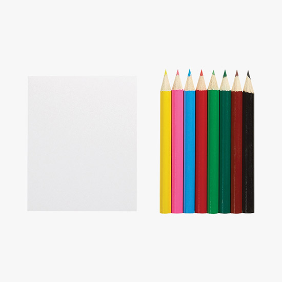 8-Piece Colored Pencil Art Set in Case