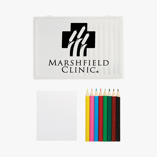 8-Piece Colored Pencil Art Set in Case