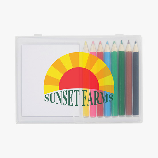 8-Piece Colored Pencil Art Set in Case